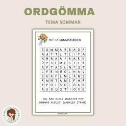 Ordgömma - Sommar