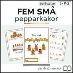 Fem små pepparkakor