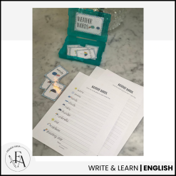 Weather words (Ordkunskap, välskrivning, memory)