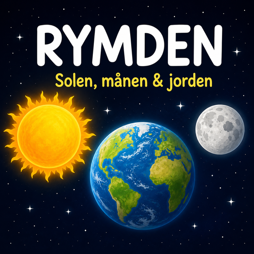Rymden – Solen, månen & jorden 🌍☀️🌙