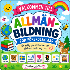 🌟 Allmänbildning för förskoleklass – färdigt material för nyfikna barn! 🌟