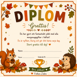 🍂 Morgonuppgifter Höst – Årskurs 2