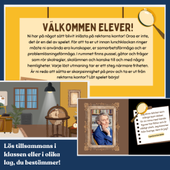 Escape room – ta dig ut ur rektorns rum