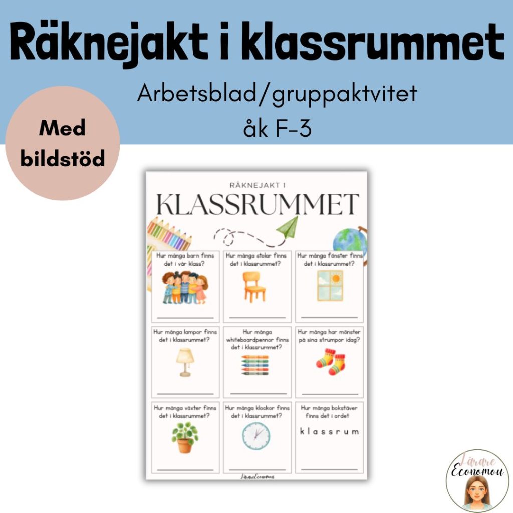 Räknejakt i klassrummet