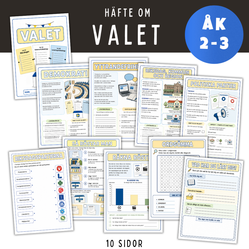 Valet, häfte för åk 2-3