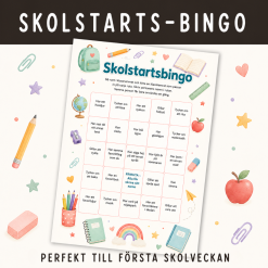 Skolstartsbingo