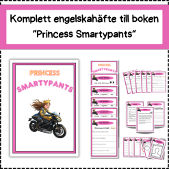 Komplett arbetshäfte på engelska till boken Princess Smartypants