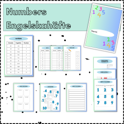 Numbers (siffror 1-10) – Engelskahäfte