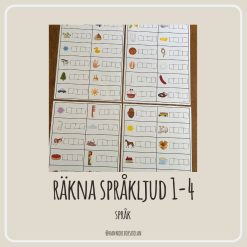 Räkna språkljud 1-4