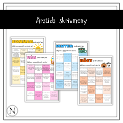 Årstids skrivmeny