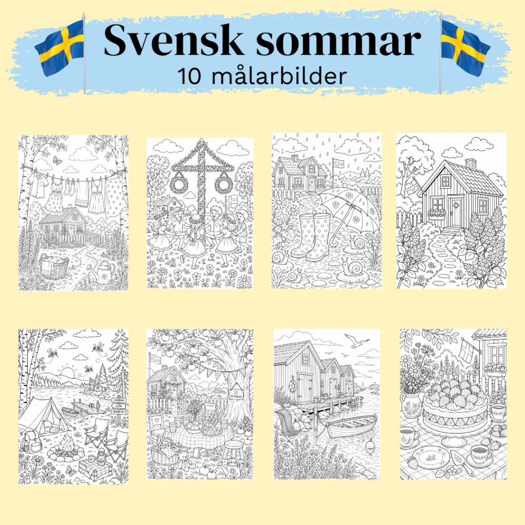 Målarbilder: Svensk sommar