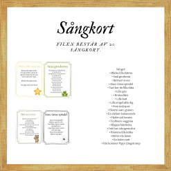 Sångkort 20st