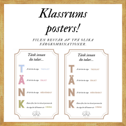 Klassrumsposter