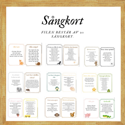 Sångkort 20st