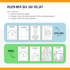 Pysselkalender halloween- 31 dagar (extra enkel)
