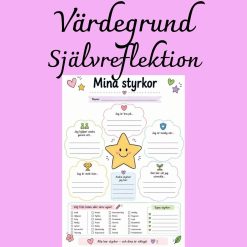 Mina styrkor – Värdegrundsövning om självkänsla och personlig utveckling | F–6