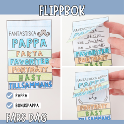 Fars dag - Flippbok om pappa