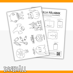 Min lilla målarbok - Halloweenpyssel målarbilder