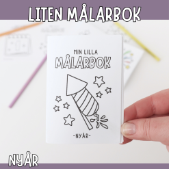 Min lilla målarbok - Nyår