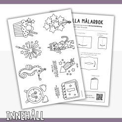 Min lilla målarbok - Nyår