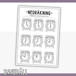 Färglägg – Nedräkning till tolvslaget
