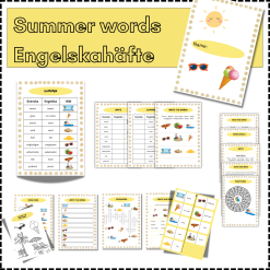 Summer words - Engelskahäfte