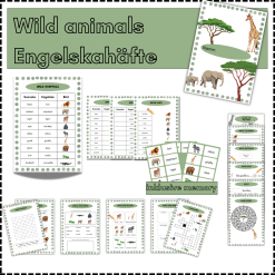 Animals mega packet: tre engelskahäften: farm animals, pets, wild animals