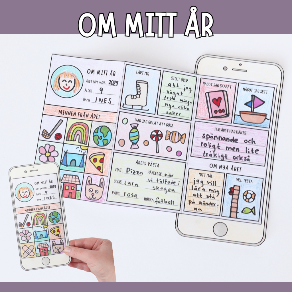 Mobilen om mitt år – Nyårspyssel
