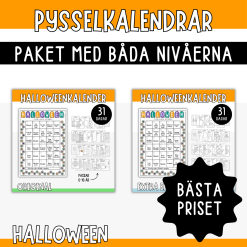 KOMBO pysselkalender halloween