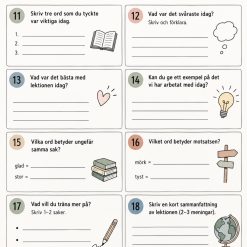 Exit tickets - Svenska