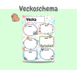 Veckoschema