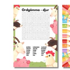 Ordgömma + facit