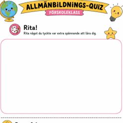 🌍 Allmänbildnings-quiz – Förskoleklass