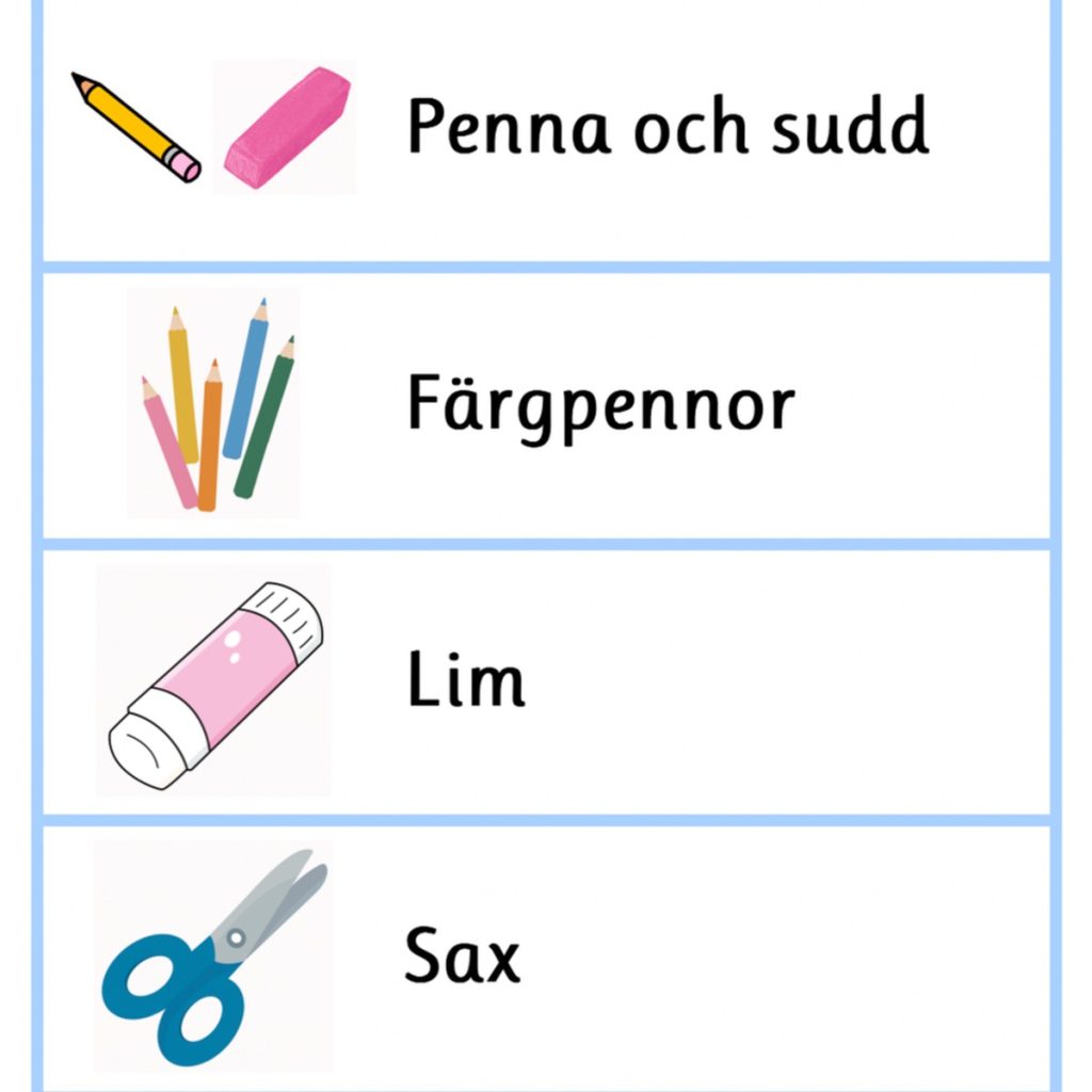 Bildstöd, intruktioner