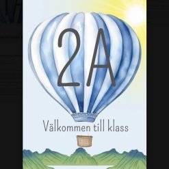 Klasskylt till dörr