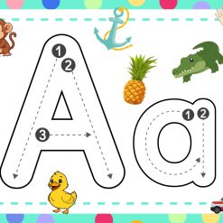 ABC‑poster – Arbetsblad (A–Ö)