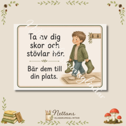 Bra att ha - skyltar till skolstart