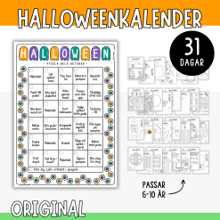 Pysselkalender halloween- 31 dagar (original)