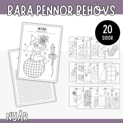 20 nyårspyssel - Bara pennor behövs