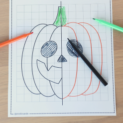 Symmetri- Rita halloweenpumpor