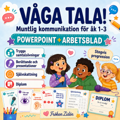 🌟 VÅGA TALA! – muntlig kommunikation för åk 1–3 🌟