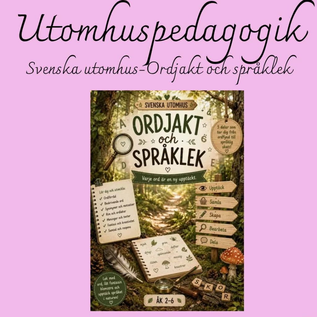Svenska utomhus – Ordjakt och språklek | Åk 2–6 | Färdigt lektionspaket