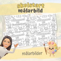 SKOLSTART målarbilder