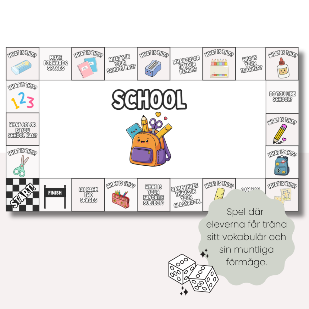 Spelplan – Skolan