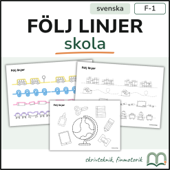 Skola - Följ linjer
