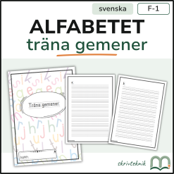 Träna gemener