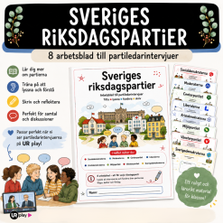 Valet 2026, 8 arbetsblad till partiledarintervjuer