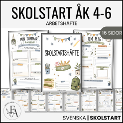 Skolstartshäfte - Åk 4-6