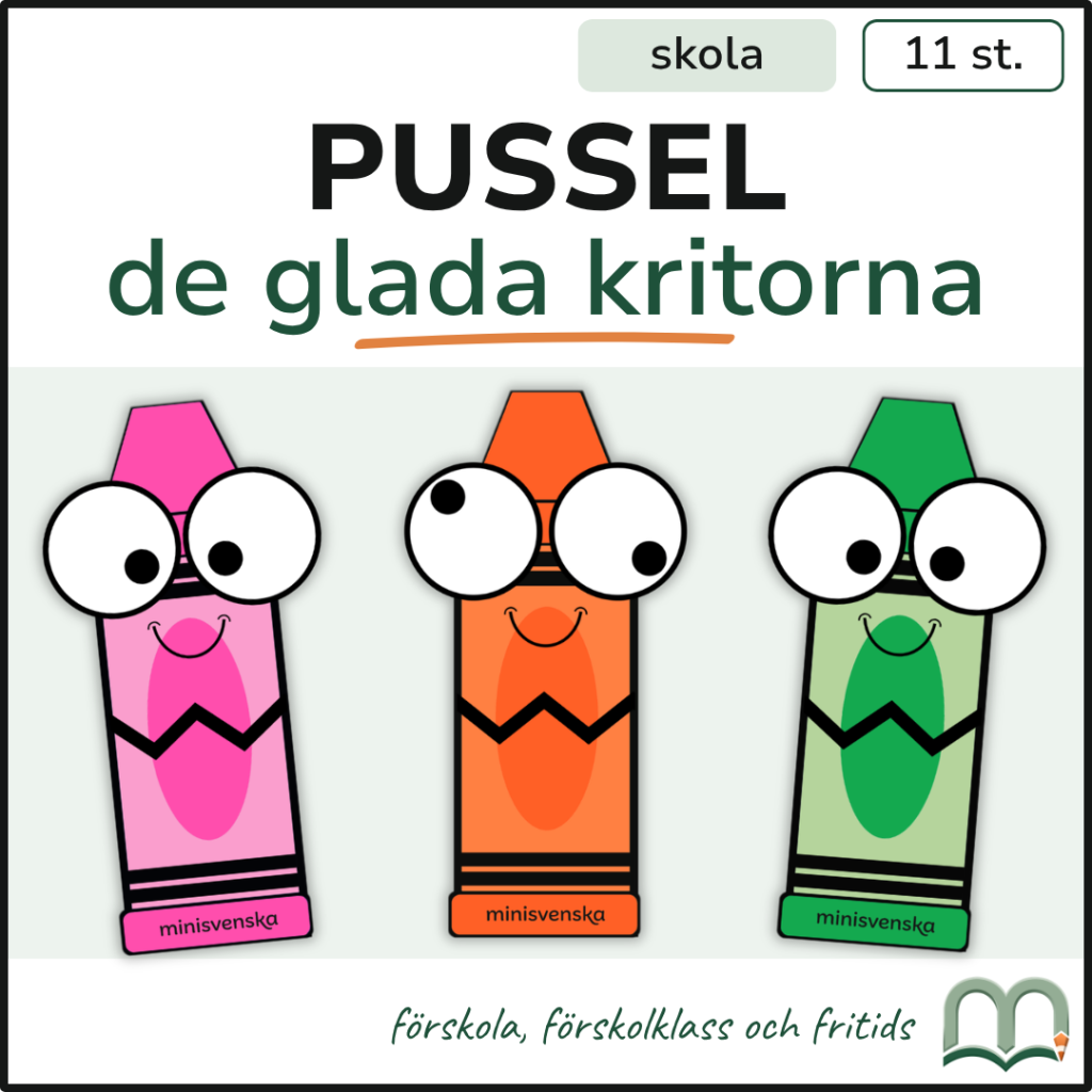 De glada kritorna – Pussel