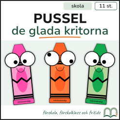 De glada kritorna - Pussel